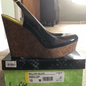 Sam Edelman size 10 wedge heels